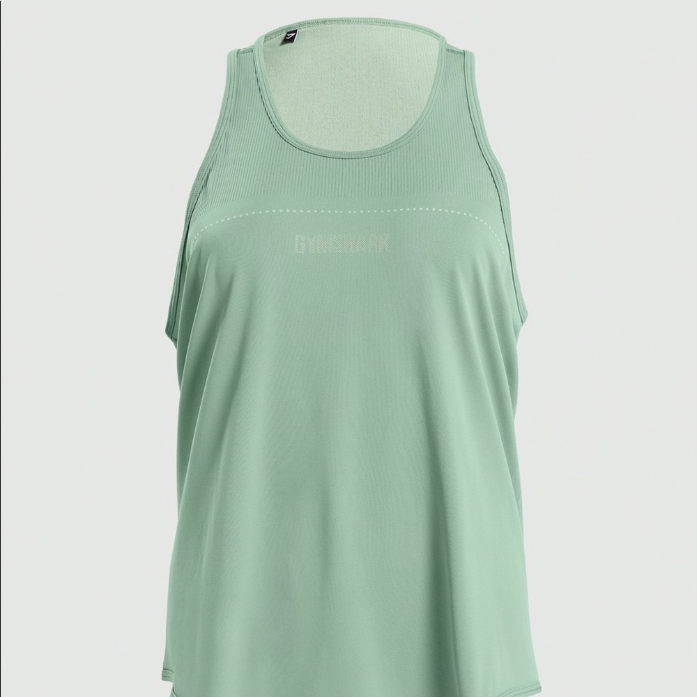 NWT Gymshark Lightweight Seamless Tank- Turquoise